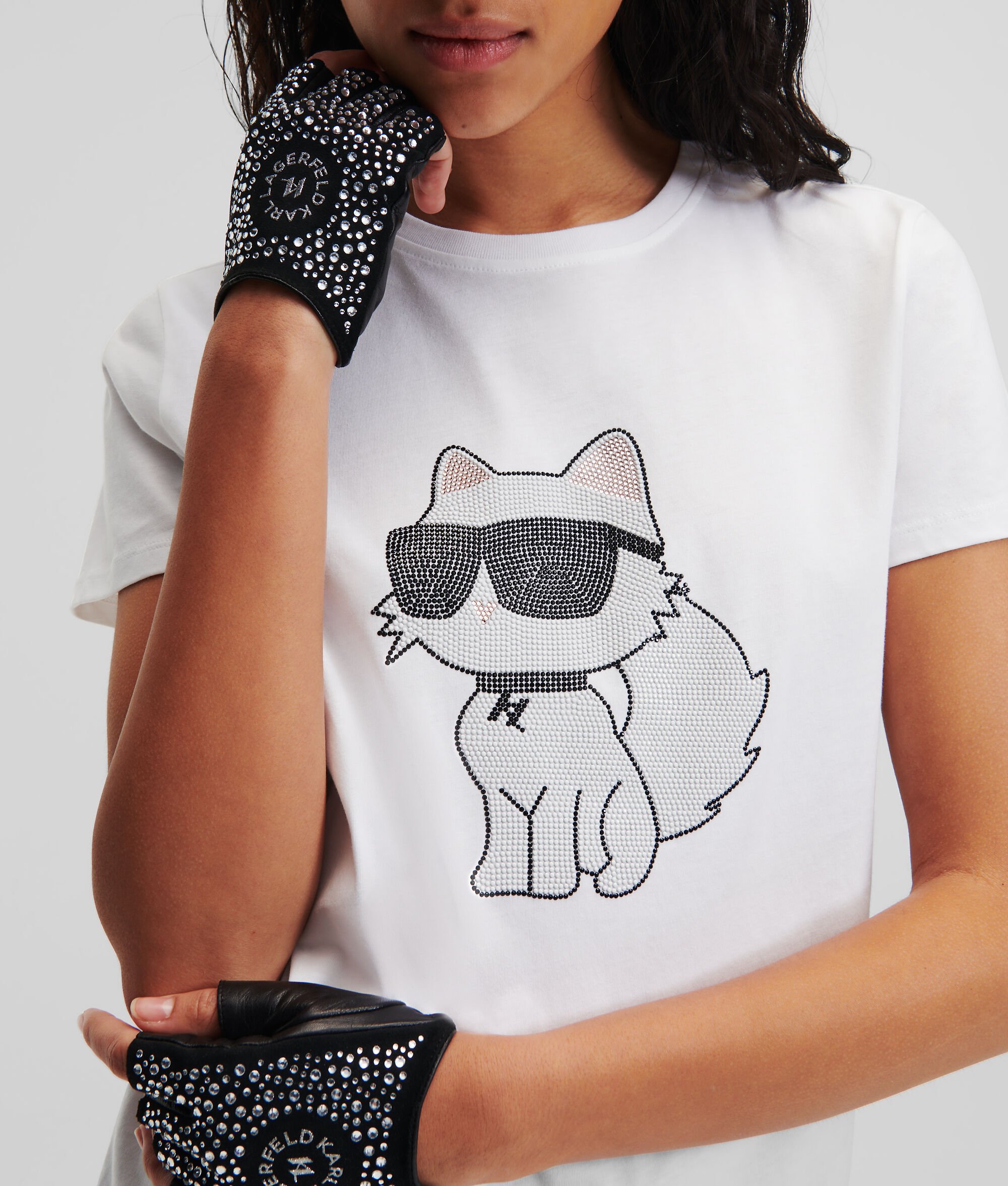 (image for) Accurate K/IKONIK CHOUPETTE RHINESTONE T-SHIRT